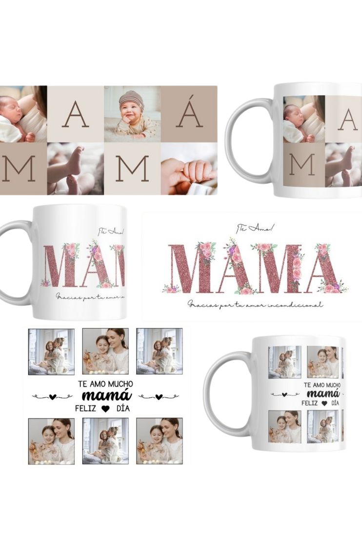 Remera Algodón Mamá con taza - Imagen 13
